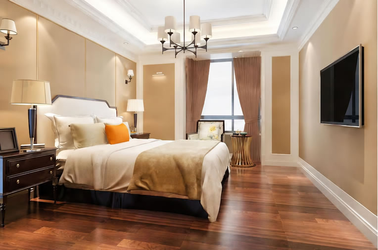 Second furnished bedroom at The Sterling Suite Mararaba